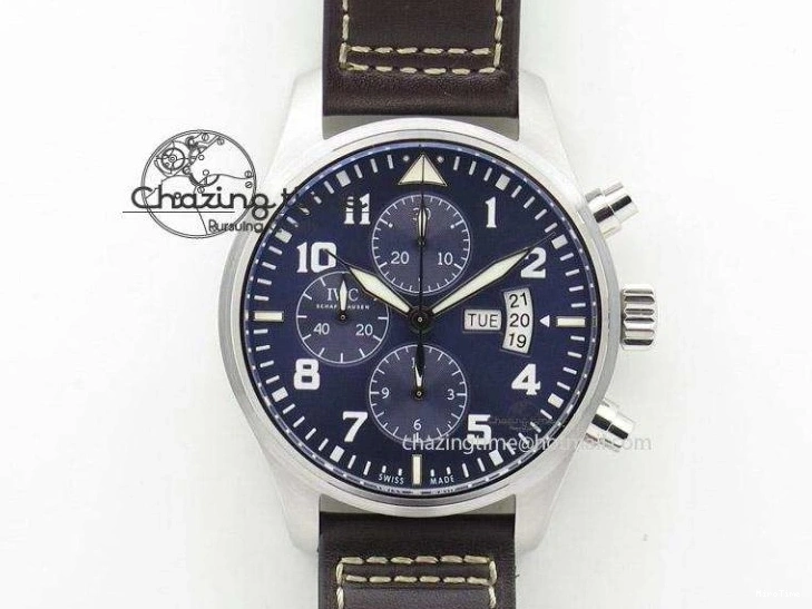 MIROTIME 0228 Portugieser Perpetual Calendar IW503401 V9F 1:1 Best Edition Blue Dial on Black Leather Strap A Contemporary 7114